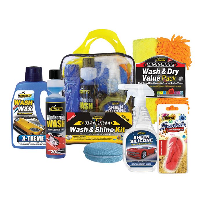 6 Piece Car Cleaning Kit : : Automotive