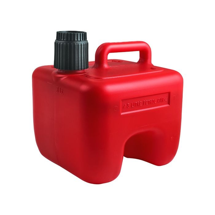 Topline Red Plastic Fuel Jerry Can 3L AJ4813