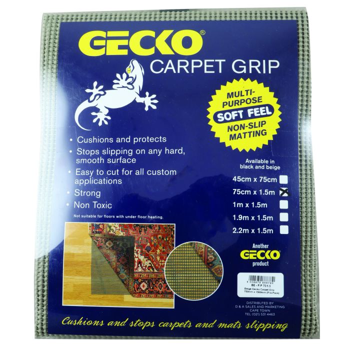 Gecko Beige Carpet Grip 750 x 1500mm - BE-PP-75/1.5 | Chamberlain