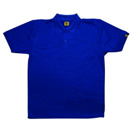 Golf Shirt Royal Blue PIQUE Medium PC1374M | Chamberlain