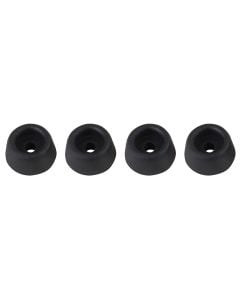 Black Round Small Door Buffers - 4 Pack 1139