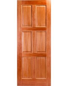 Esstee Meranti Veneer Elite 6 Panel English Style Door 813 x 2032mm SIT36