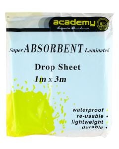 Academy Brushware Absorbent Drop Sheet 1 x 3m F7624