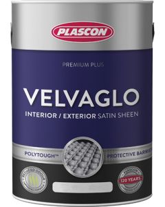 Plascon Velvaglo Non-Drip Enamel White 5L