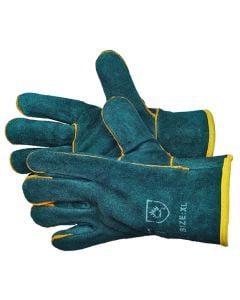 50mm Green Lined Leather Gloves Size 11 HP6180I