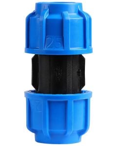 HDPE Straight Compression Coupling 25mm 04921025