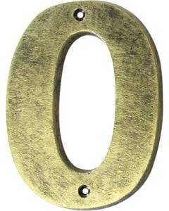 Antique Gold Numeral No.0 200mm
