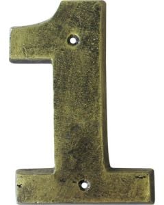Antique Gold Numeral No.1 200mm
