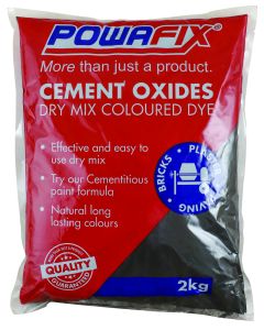 Powafix Cement Oxide Black 2kg OXI2KGBL