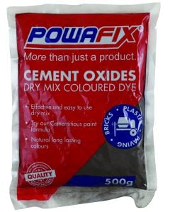 Powafix Cement Oxide Brown 500g OXI500GBR