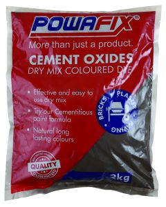 Powafix Cement Oxide Brown 2kg OXI2KGBR