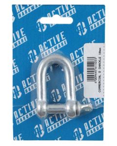 Active Hardware Commercial D Shackle 10mm