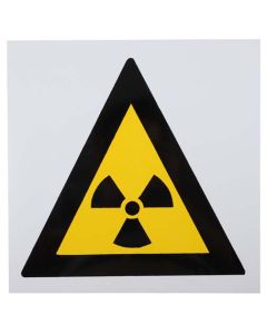 Plastic Warning Ionizing Radiation Sign 290 x 290mm WW6
