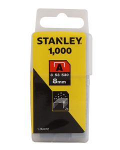 Stanley Light Duty A-Type Staples 8mm - 1000 Pack 1-TRA205T