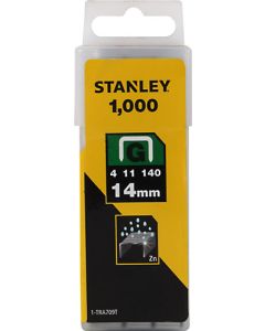 Stanley G-Type Heavy Duty Staples 14mm - 1000 Pack 1-TRA709T