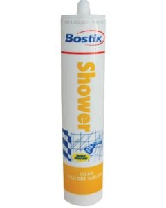 Bostik Shower Silicone Sealant Clear 280ml 1-0250
