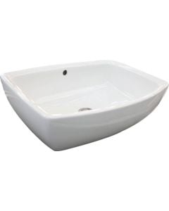 Icon Red White Patricia Free-Standing Basin 390 x 540 x 165mm BFREPAT