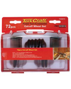 Tork Craft 72 Piece Mini Rotary Cut-Off Wheel Set TC08072