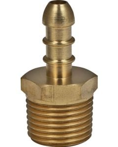 Active Hardware 1/2" Male To Hose Tail Gas Adaptor 