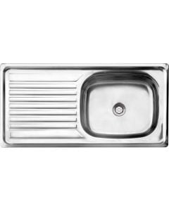 Cam Africa Stainless Steel Drop-In Single End Bowl Sink 915 x 460mm DC915/1