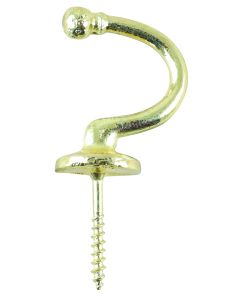 Finishing Touches Brass Ball & Fabric Curtain Tie Back GABHR34