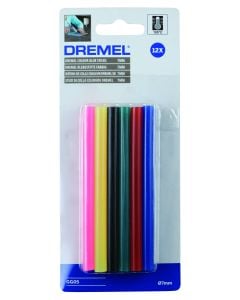 Dremel Coloured Glue Sticks 7mm - 12 Pack 2615GG05JA