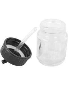 Aircraft Airbrush Glass Jar With 30° Spout 22cc SGBD-03
