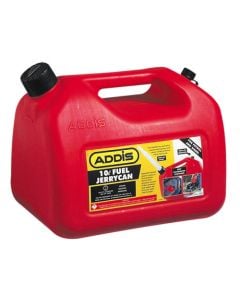 Addis Red Plastic Fuel Jerry Can 10L 7427RD