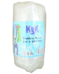 K&K Plastic Bubble Wrapping 300mm x 5m 4926