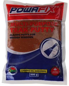 Powafix Multi-Purpose Teak Putty 500g PUT500GT