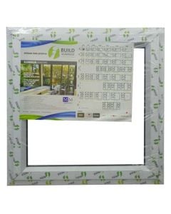 IBuild 30.5mm Natural Aluminium PT66 Window With Clear Glass 600 x 600mm