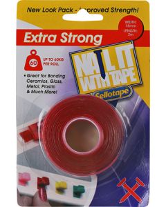 Sellotape Nail It With Tape 18mm x 2m 
