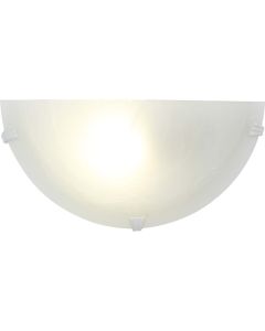 Eurolux Round Alabaster 3-Clip Wall Light W55A