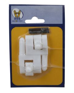 Decor City Plastic Single Hinges - 2 Pack HI-71