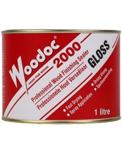Woodoc 2000 Professional Gloss Wood Finishing Sealer Clear 1L W021GLO