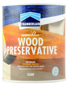 ChamberValue Wood Preservative & Wax Clear 1L 