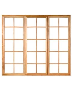 Swartland Hardwood D54 Small Pane Window Frame 1672 x 1487mm WA3SP