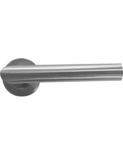 QS Stainless Steel Keyhole Oulu Lever Handle On Rose With Escutcheons QSOULU