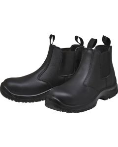 DOT Black Chelsea Safety Shoes