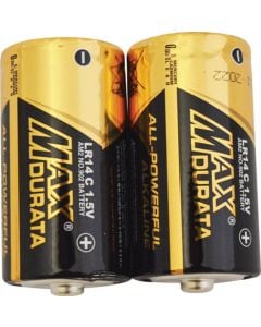 Max Durata Gold C Batteries - 2 Pack HJ25