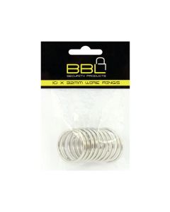BBL Wire Rings 32mm - 10 Pack BBRKR32PP