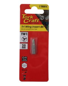 Tork Craft No.1 Triwing Insert Bit 25mm TR001C