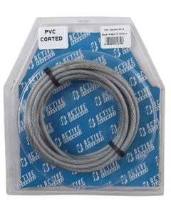 Active Hardware 6 x 7mm Steel Rope Wire with 4-6mm PVC Coating 5m 382