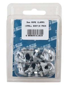 Active Hardware Commercial Rope Clamp 5mm - Pack of 8 392