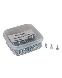 ChamberValue Silver Smooth Shank Pozi Chipboard Screws