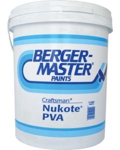 Dulux Bergermaster Craftsman Nukote PVA White 20L