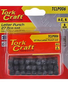 Tork Craft Letter Punch Set 6mm TCLP006