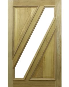 Doors Unlimited Hemlock Glass Panel Pivot Door 1200mm x 2032mm PHPGP12