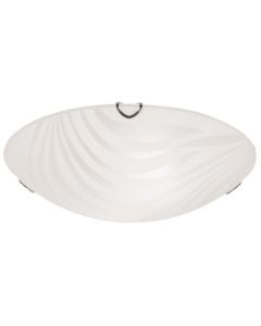 Bright Star Frosted Pattern Glass Ceiling Light 300mm CF3509