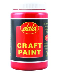 Dala Craft Paint Warm Red 250ml CP-250ML-52